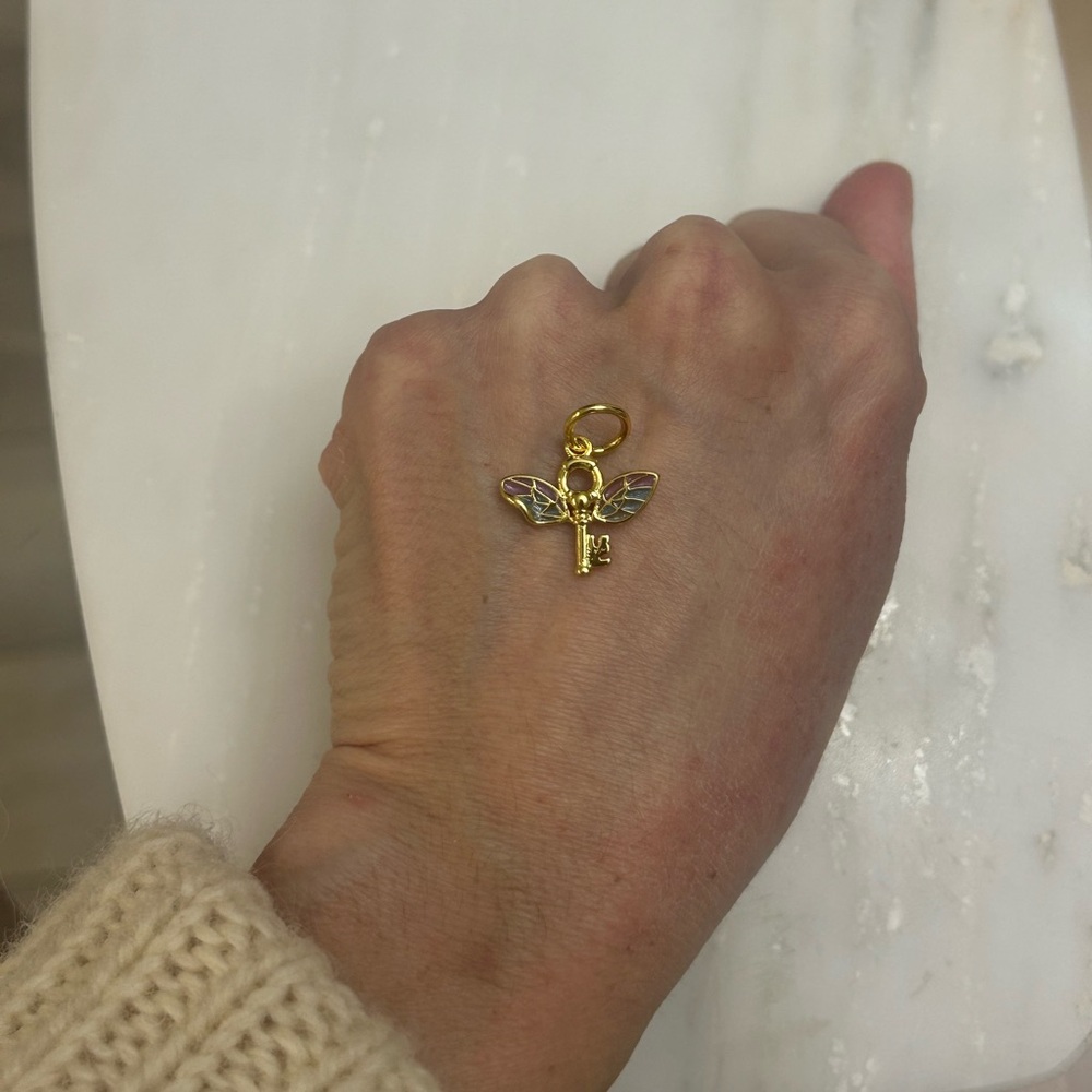 Butterfly Key Charm Pendant - Women Jewelry